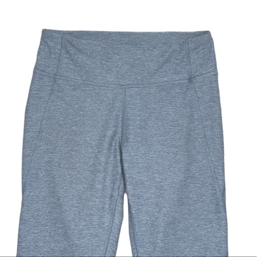 Outdoor Voices Warm Up Heather Blue Athletic 7/8 Leggings - Picture 4 of 10